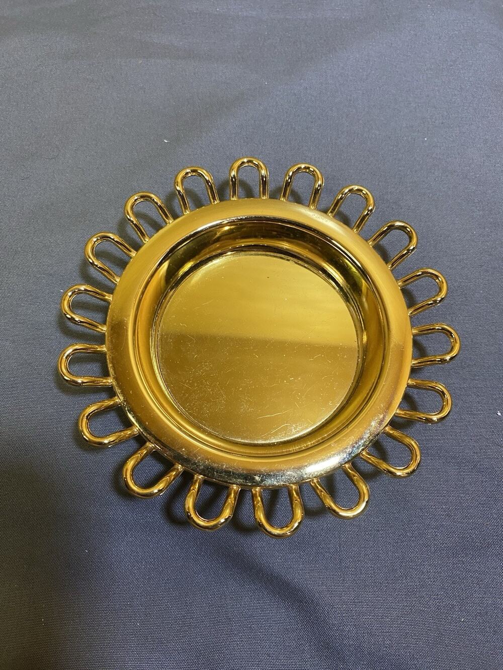 Kate Spade Keaton Street Gold Ring Dish - Beautiful 4.5 Inches - Rare!!!